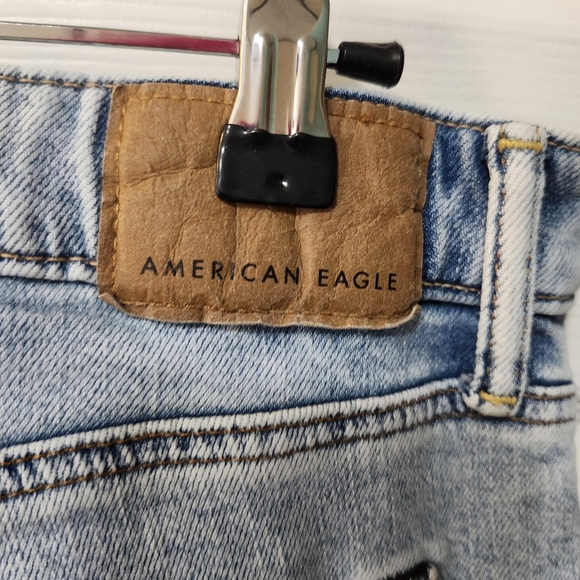 NWT Men's American Eagle Distressed Athletic Skinny Jeans. Size 32x30 - Picture 5 of 9